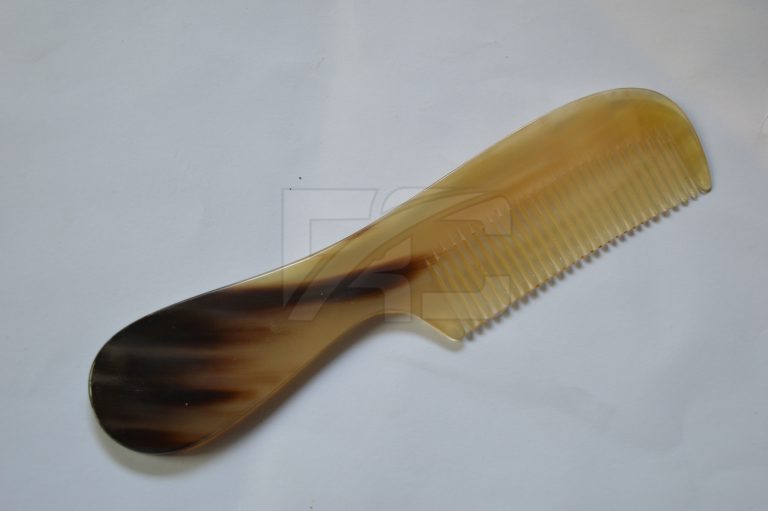 Natural Horn Dresser Comb With Handles